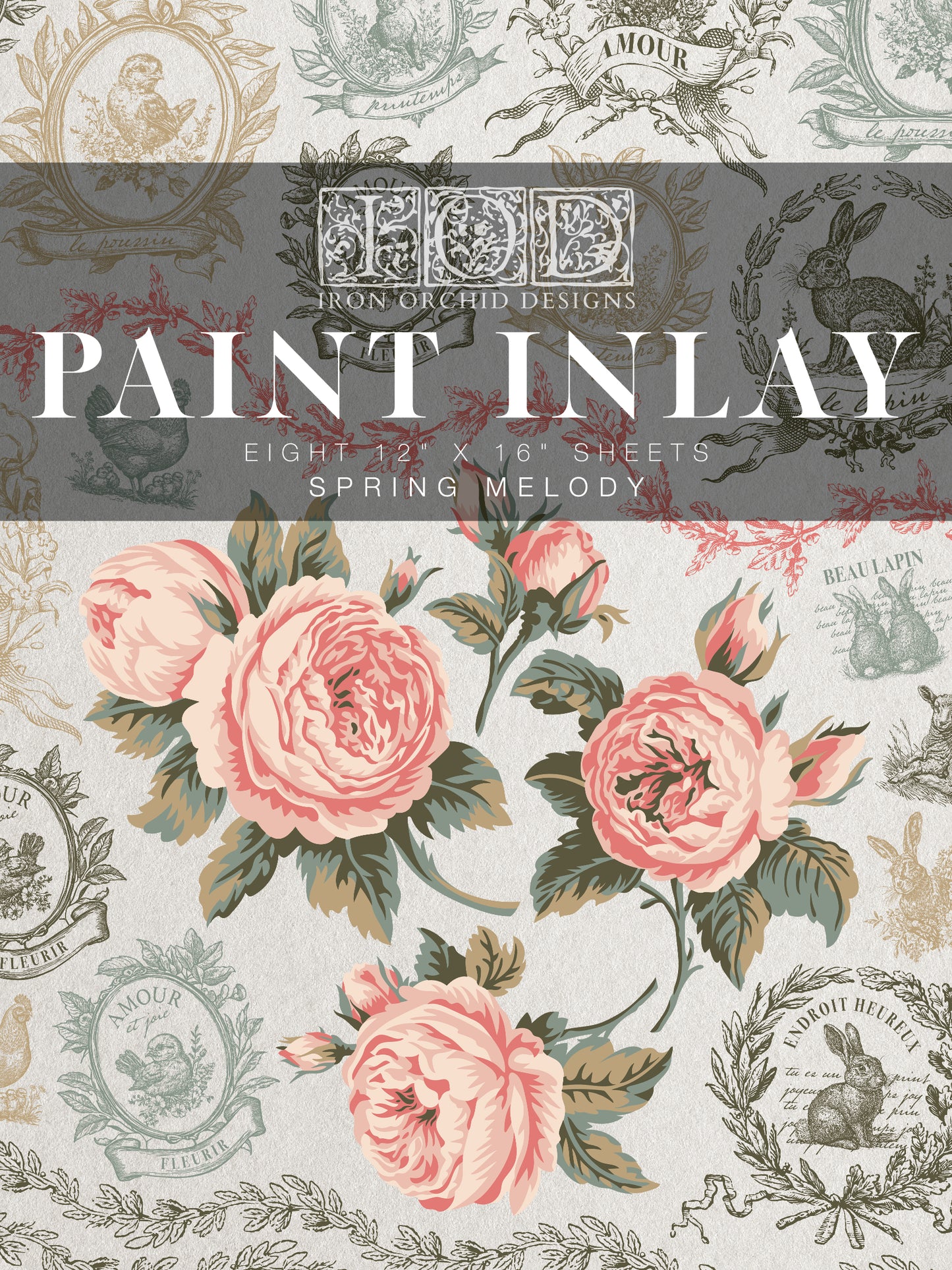 Iron Orchid Designs - Spring Melody Paint Inlay