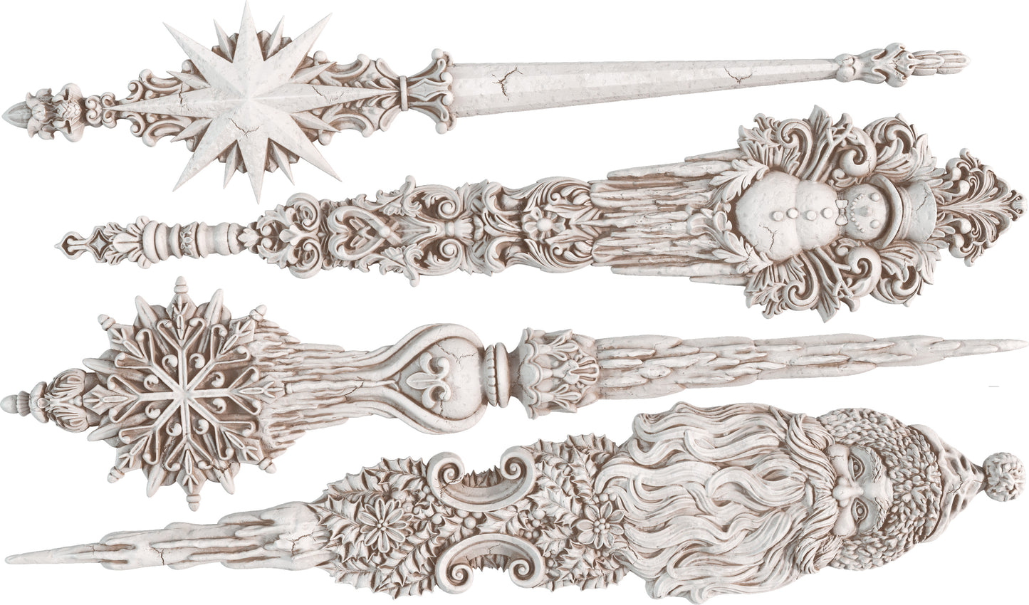Iron Orchid Designs - Christmas Tapers Mould