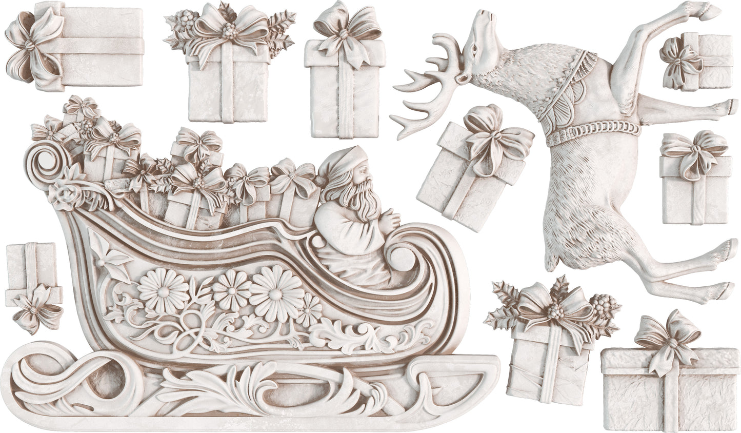 Iron Orchid Designs - Santa's Sleigh Mould