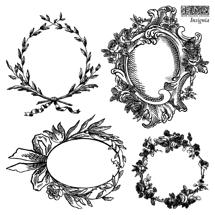Iron Orchid Designs - Insignia 6x6 Stamp