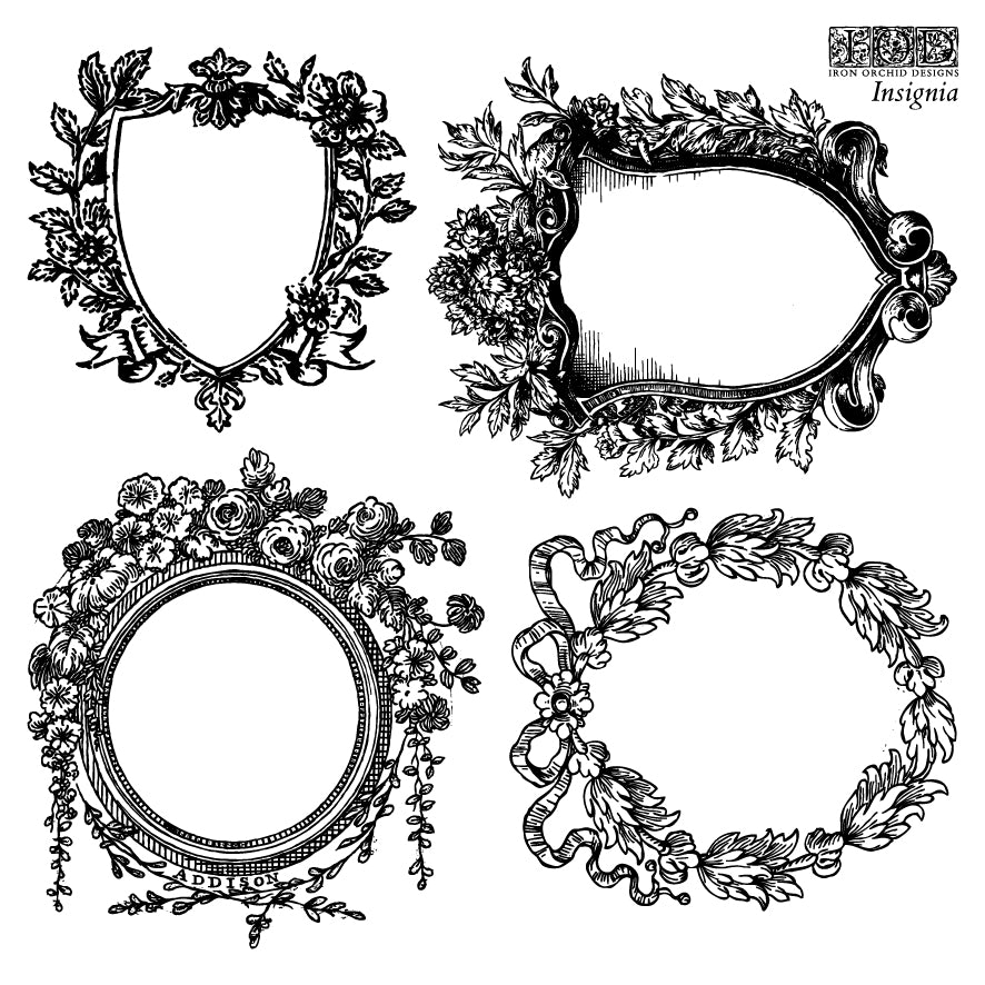 Iron Orchid Designs - Insignia 6x6 Stamp