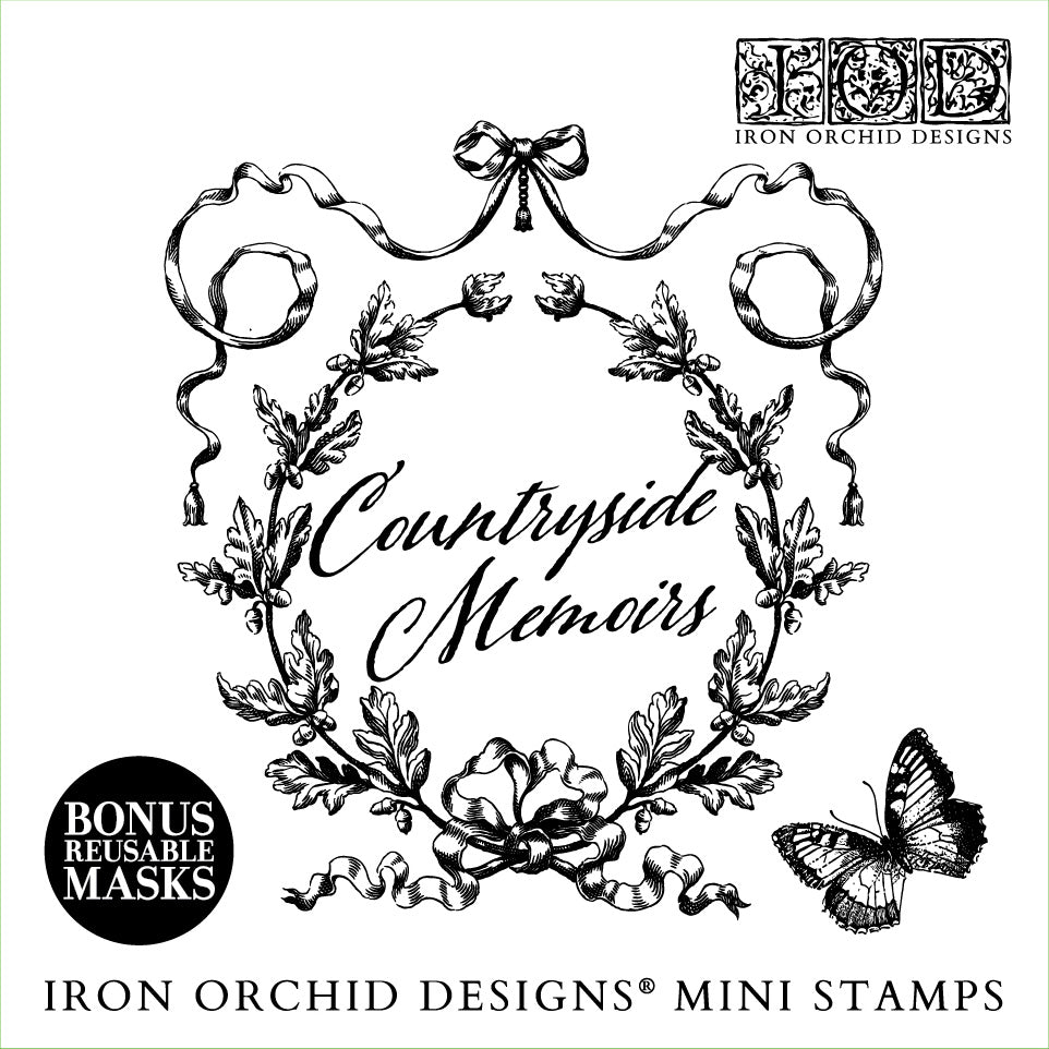 Iron Orchid Designs - Countryside Memoirs 6x6 Stamp