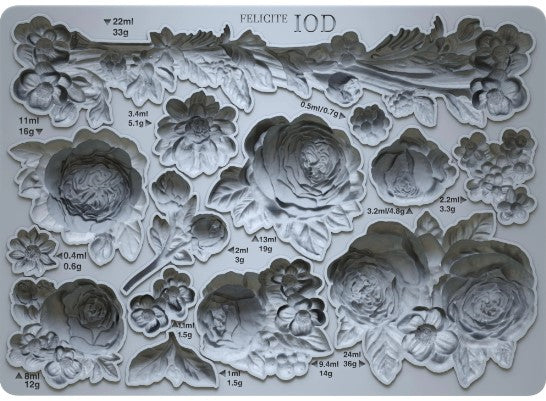 Iron Orchid Designs - Felicite 5x7 Mould