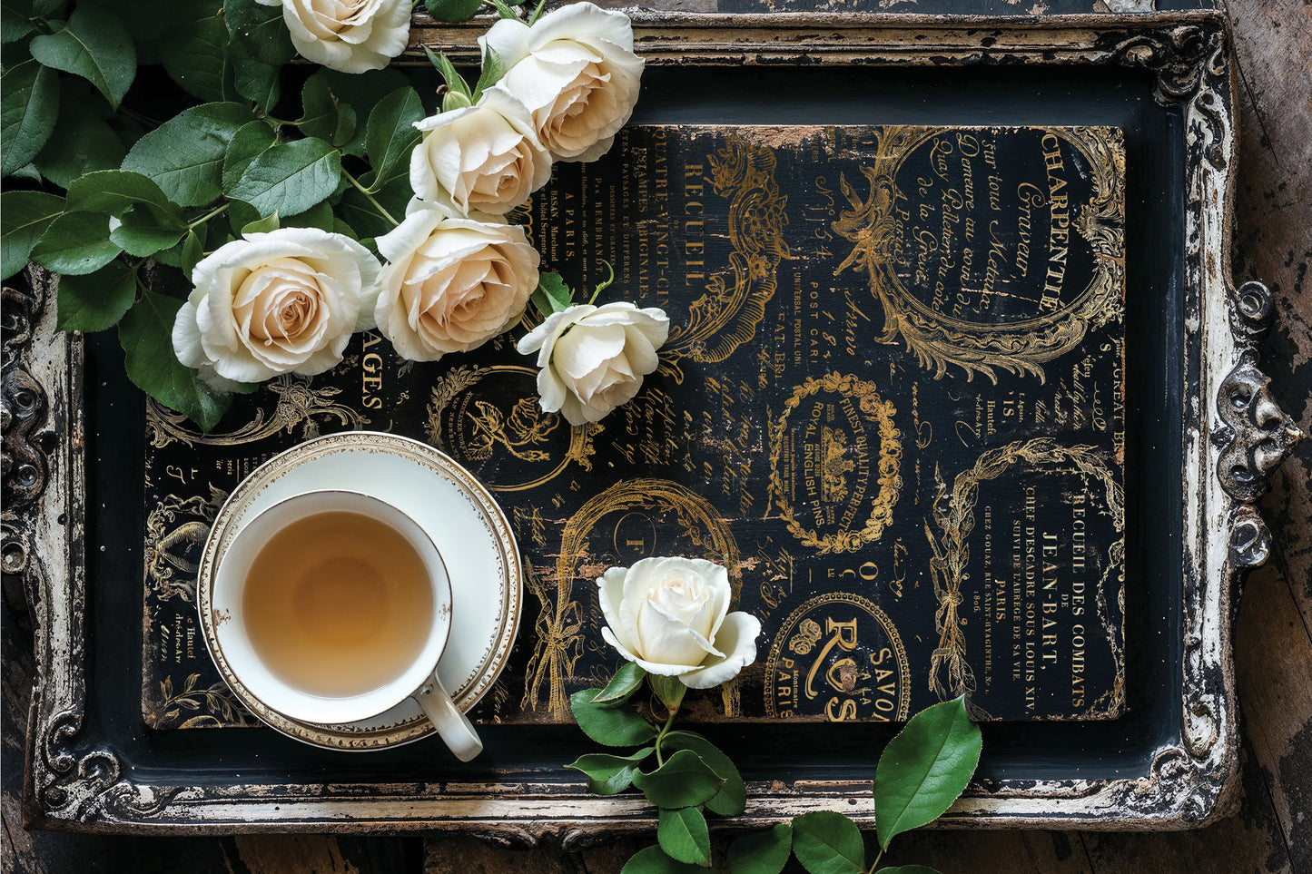 Iron Orchid Designs - "Gilded" - Étiquettes Foil Transfer