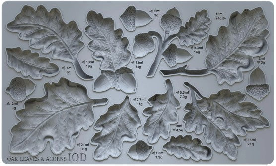 Iron Orchid Designs - Oak Leaves and Acorns Mould