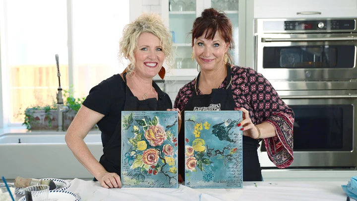 Iron Orchid Designs - Painterly Roses Stamp
