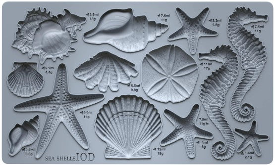 Iron Orchid Designs - Sea Shells Mould