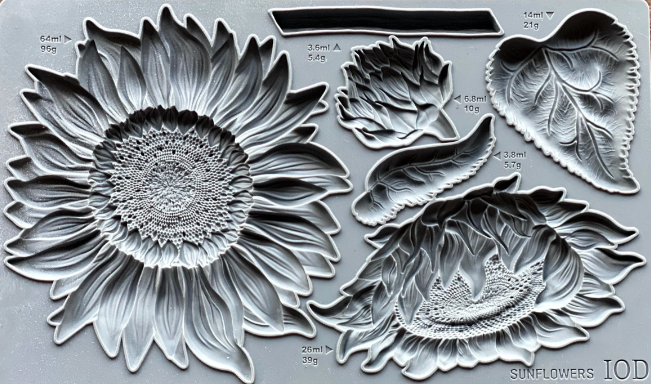 Iron Orchid Designs - Sunflowers Mould
