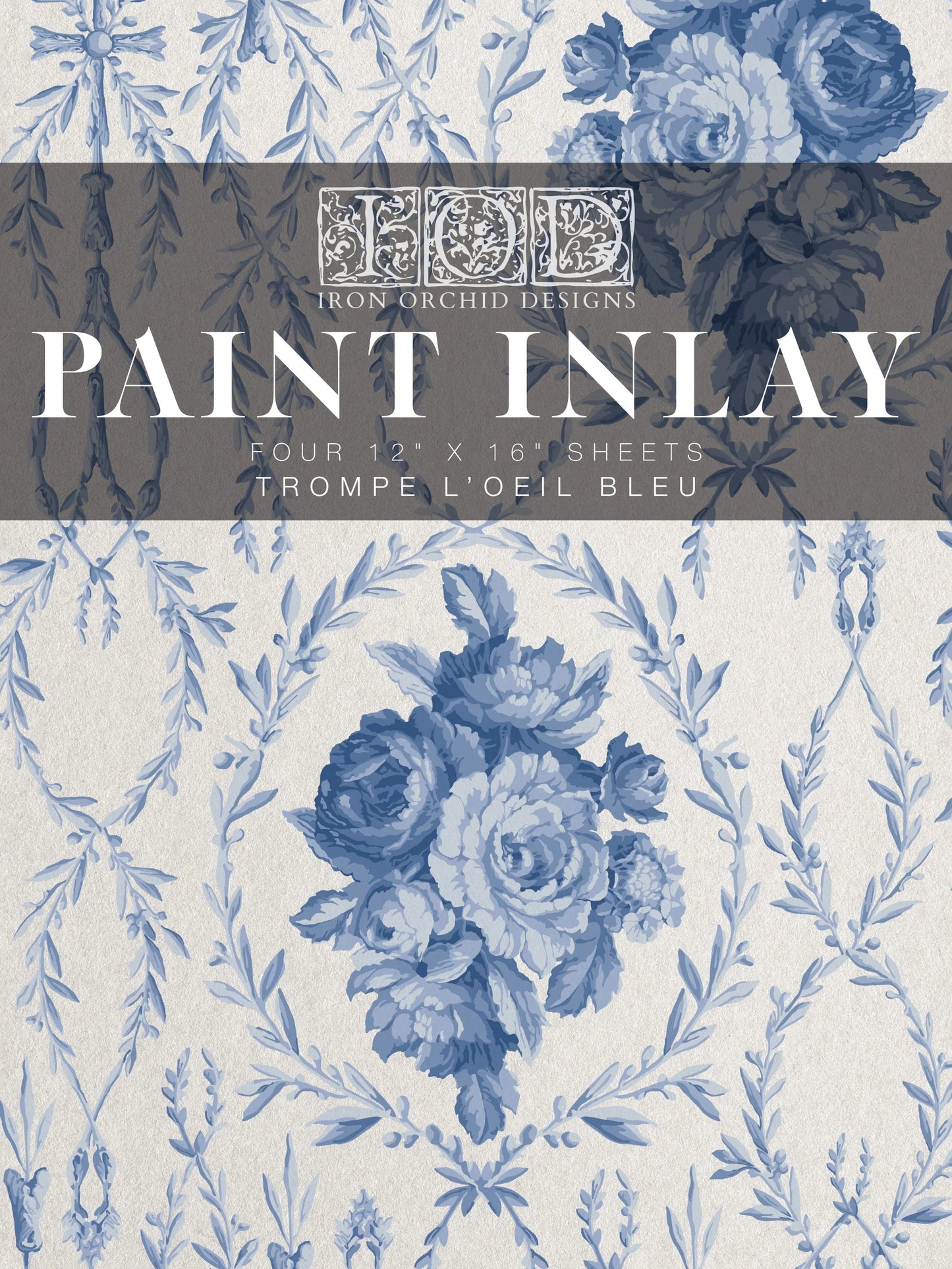 Iron Orchid Designs - Trompe l'oeil Bleu