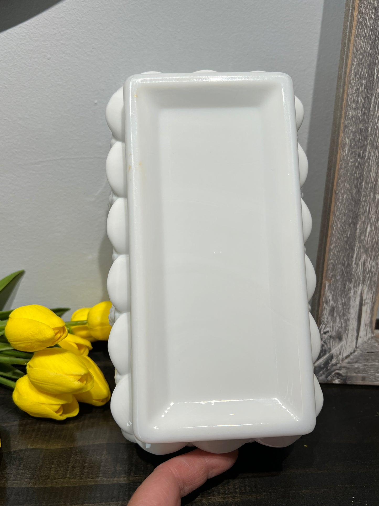 Vintage Westmoreland Milk Glass Planter