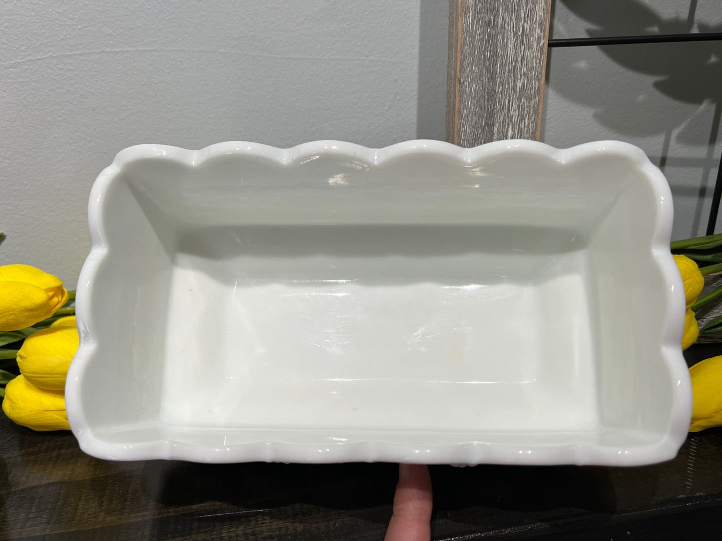 Vintage Westmoreland Milk Glass Planter