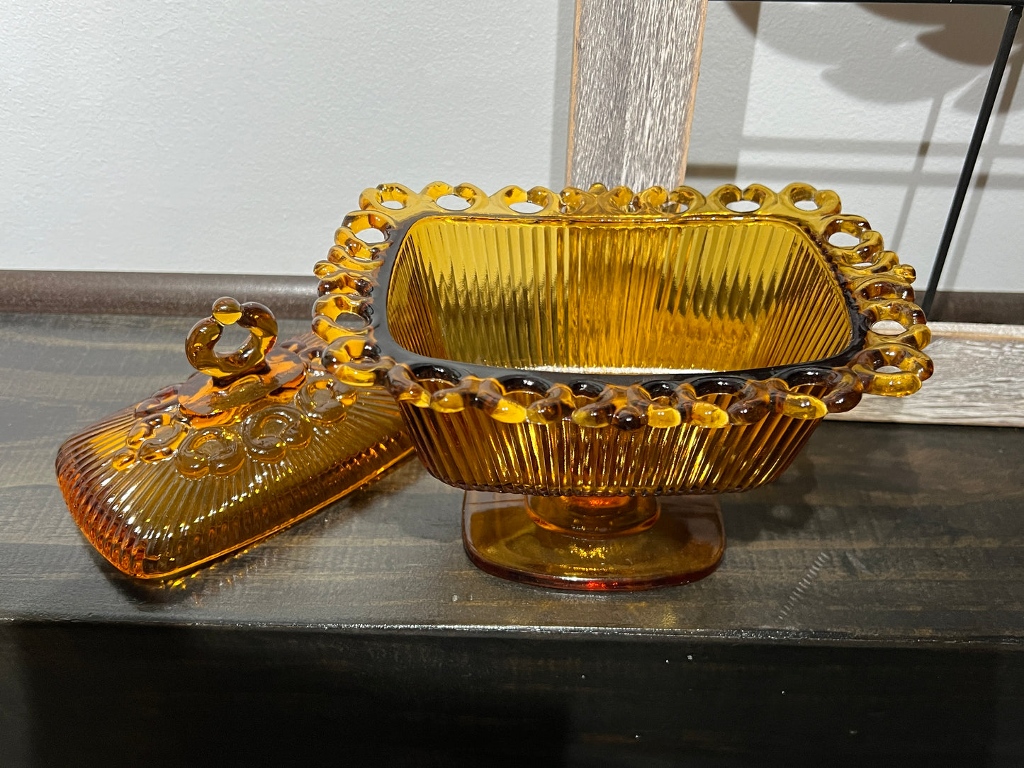 Vintage Indiana Glass Dish from 1950's