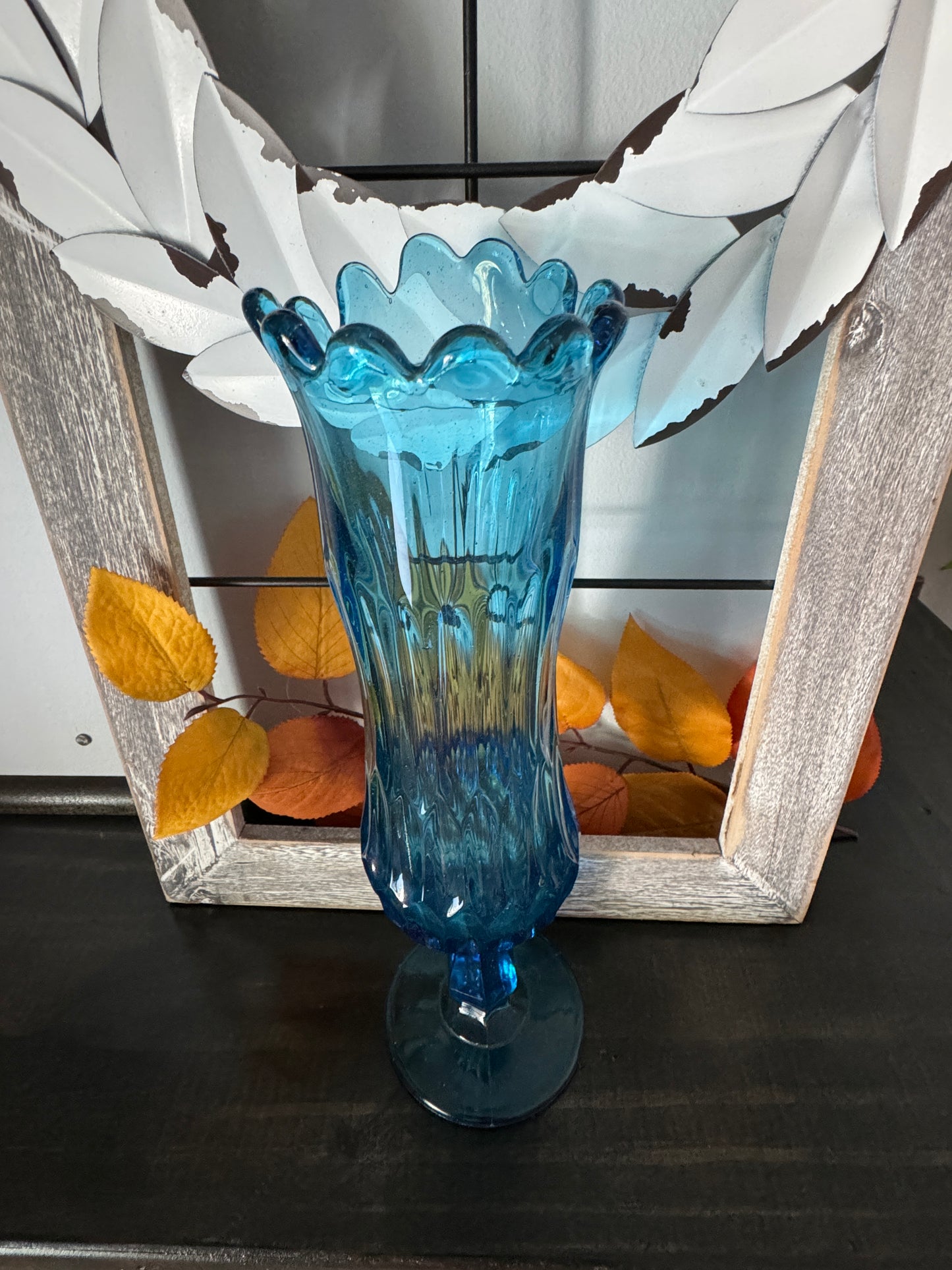 Vintage Fenton Stretch Swung Vase