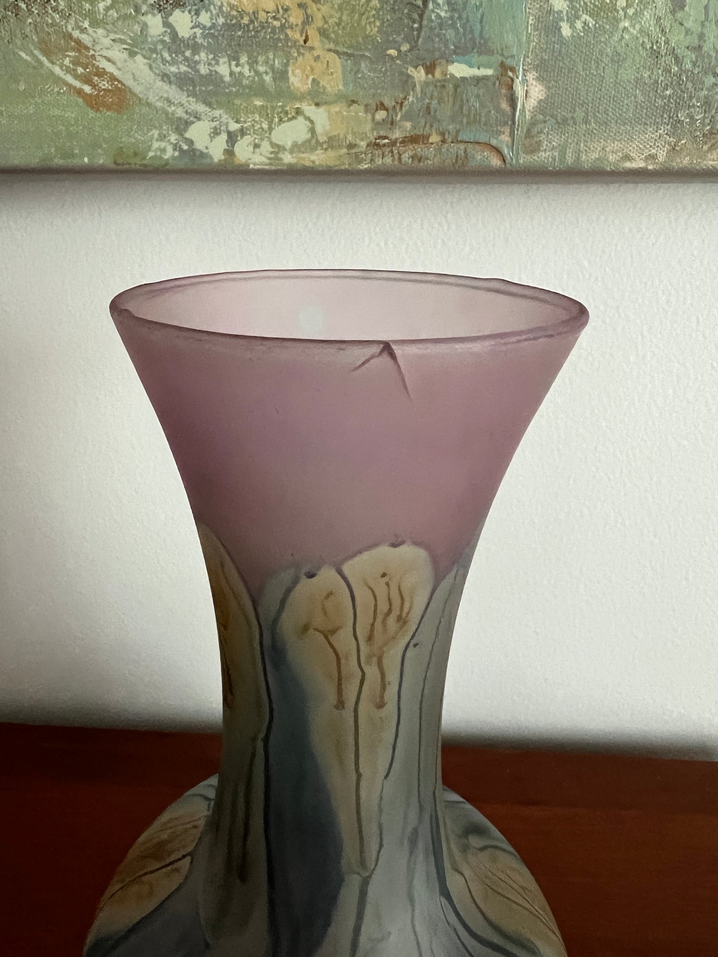 Vintage Luminarc Rueven Glass Vase-Imperfect