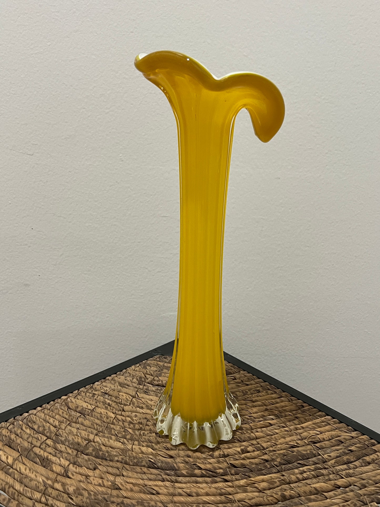 Murano Style Jack in the Pulpit Vase