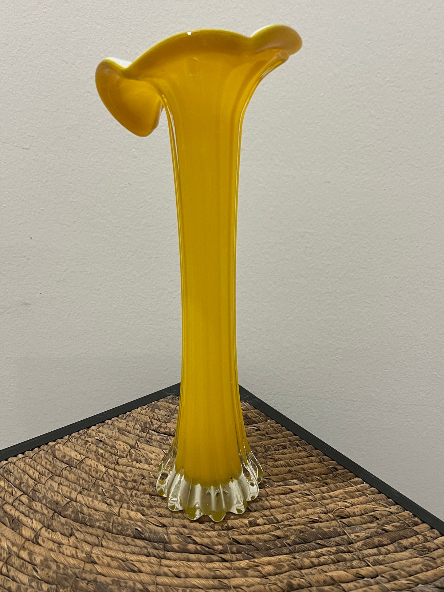 Murano Style Jack in the Pulpit Vase