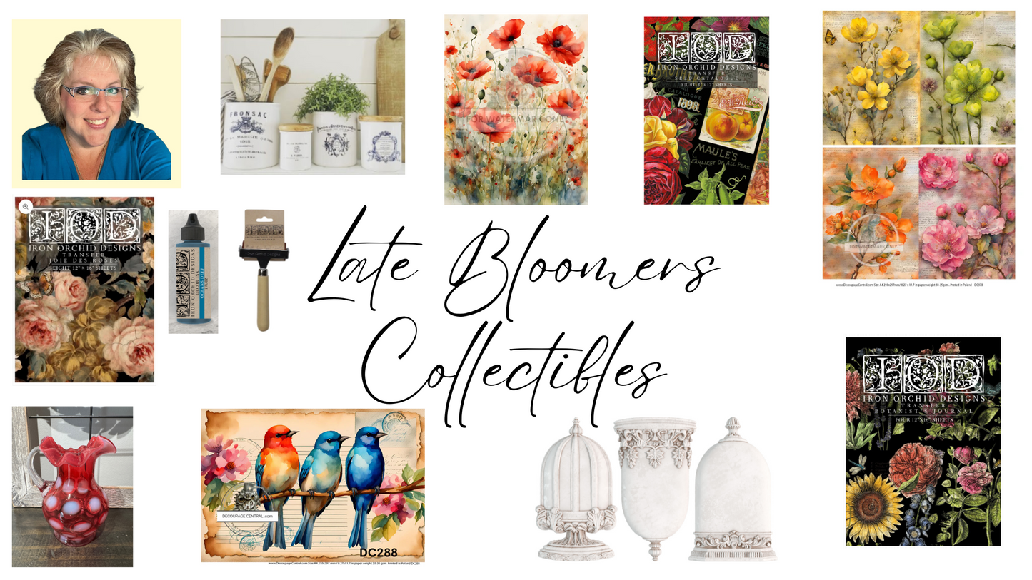 Iron Orchid Designs Ditsy Blooms Paint Inlay