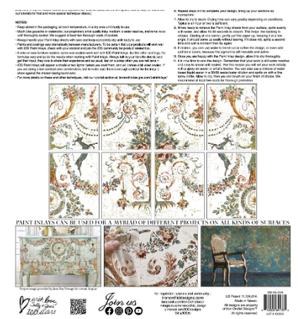 Iron Orchid Designs - Chateau Paint Inlay