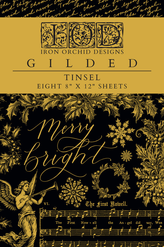 Iron Orchid Designs - TINSEL - Gilded Transfer