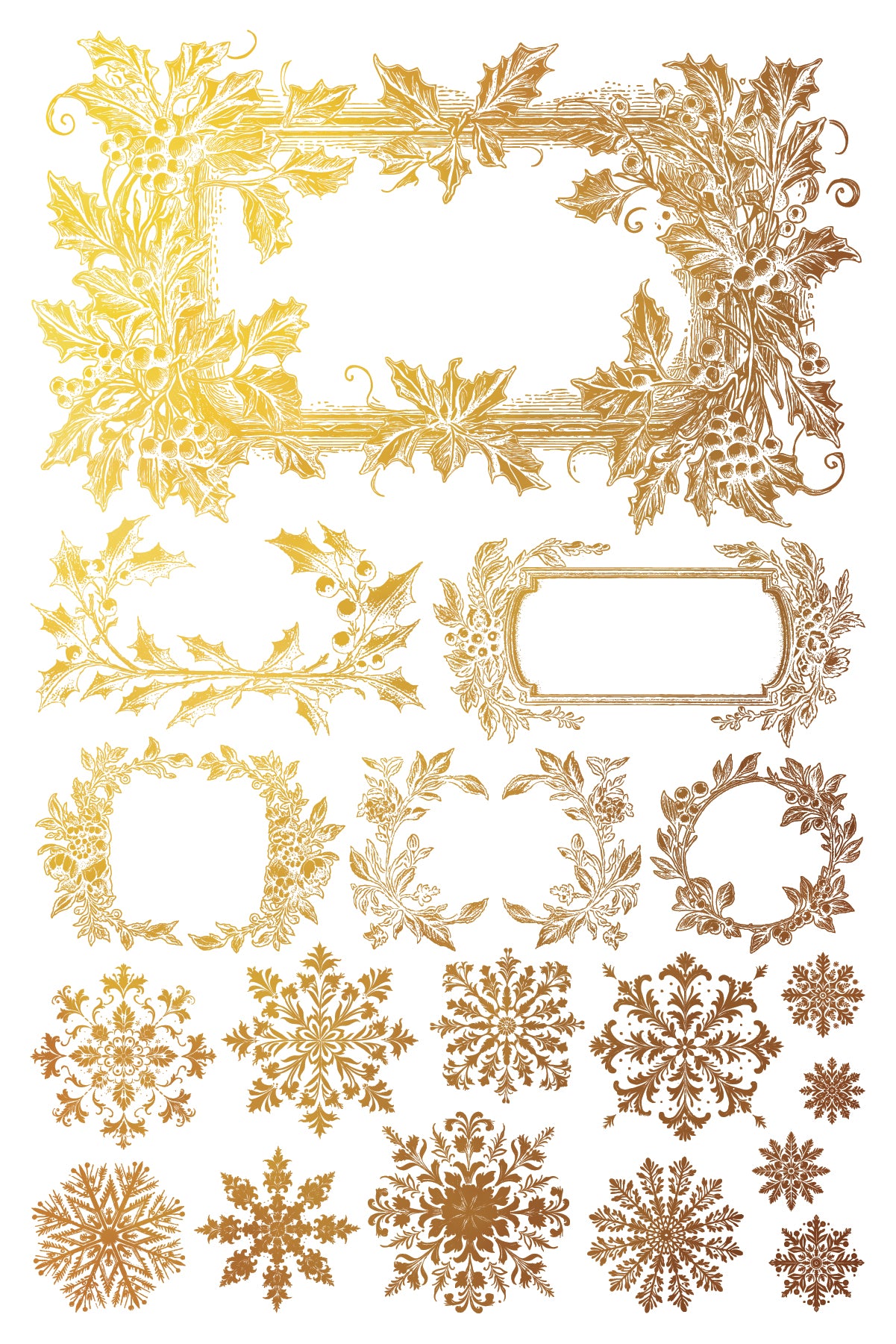 Iron Orchid Designs - TINSEL - Gilded Transfer