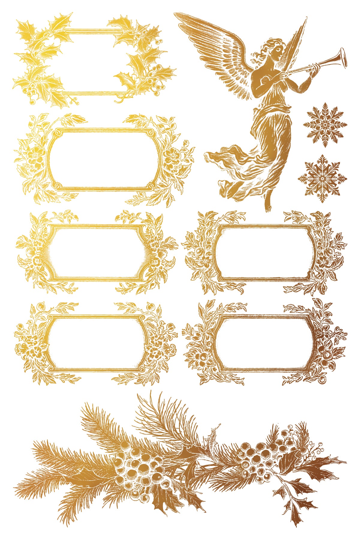 Iron Orchid Designs - TINSEL - Gilded Transfer