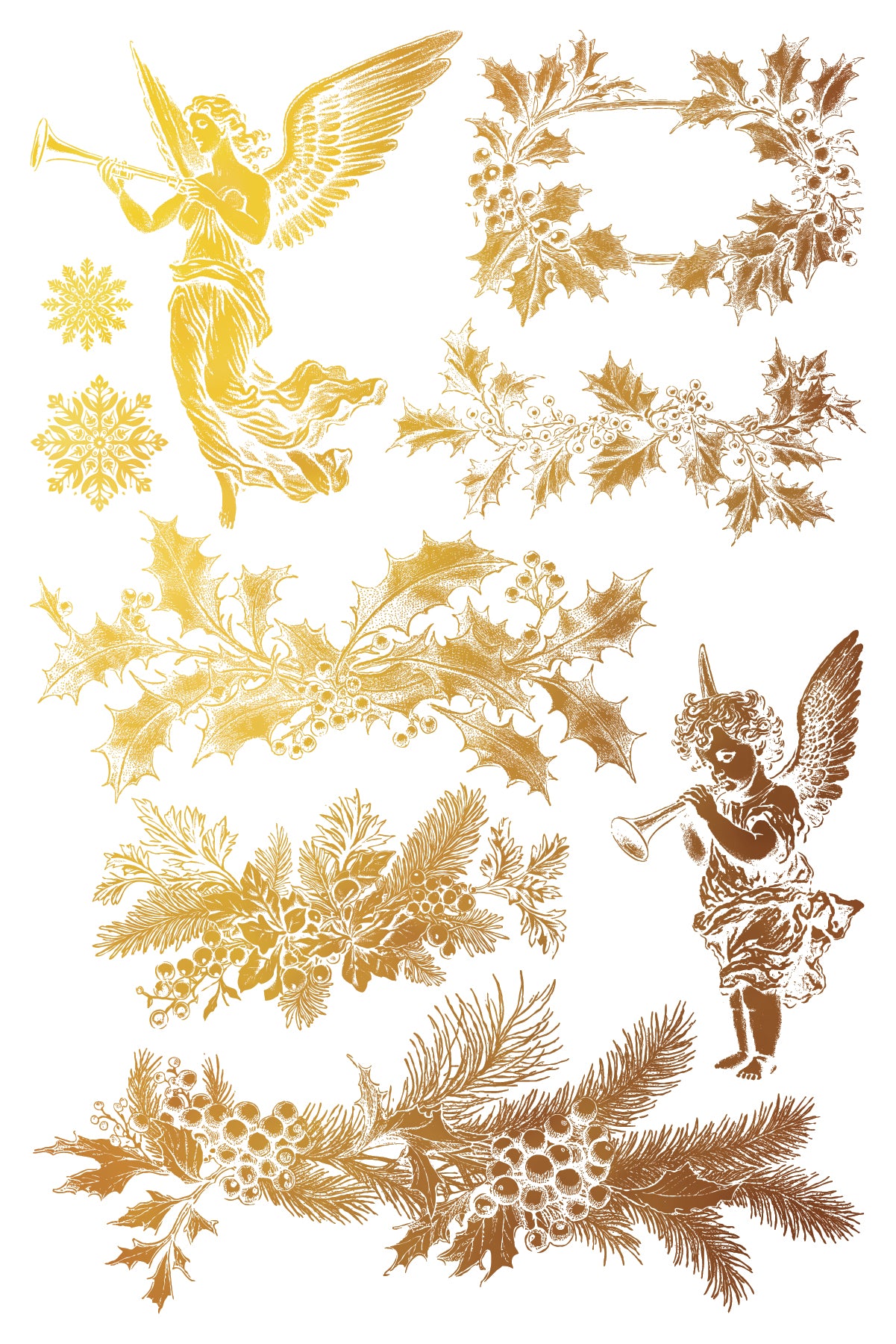 Iron Orchid Designs - TINSEL - Gilded Transfer