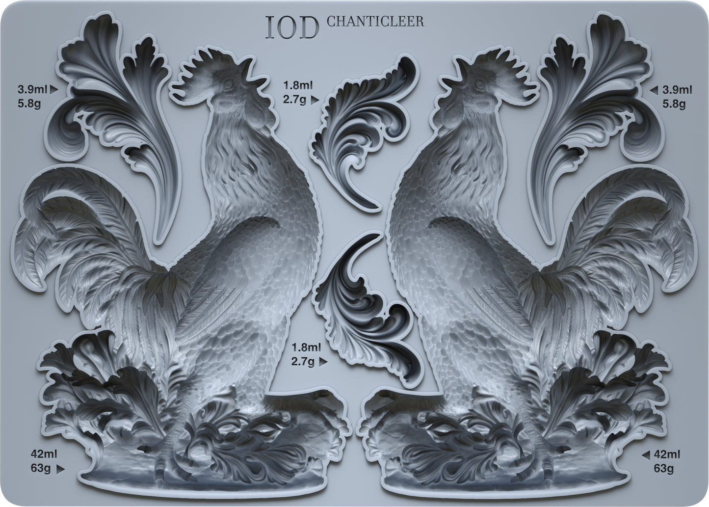 Iron Orchid Designs Chanticleer Mould