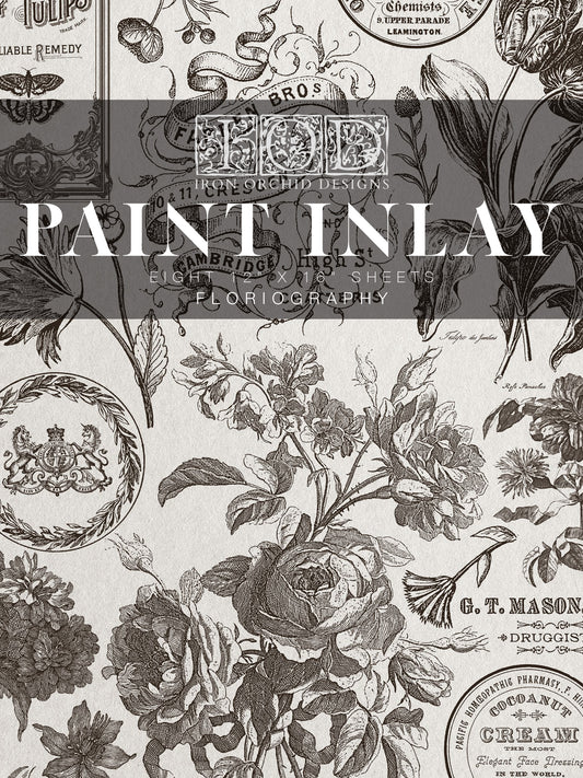 Iron Orchid Designs Floriography Paint Inlay