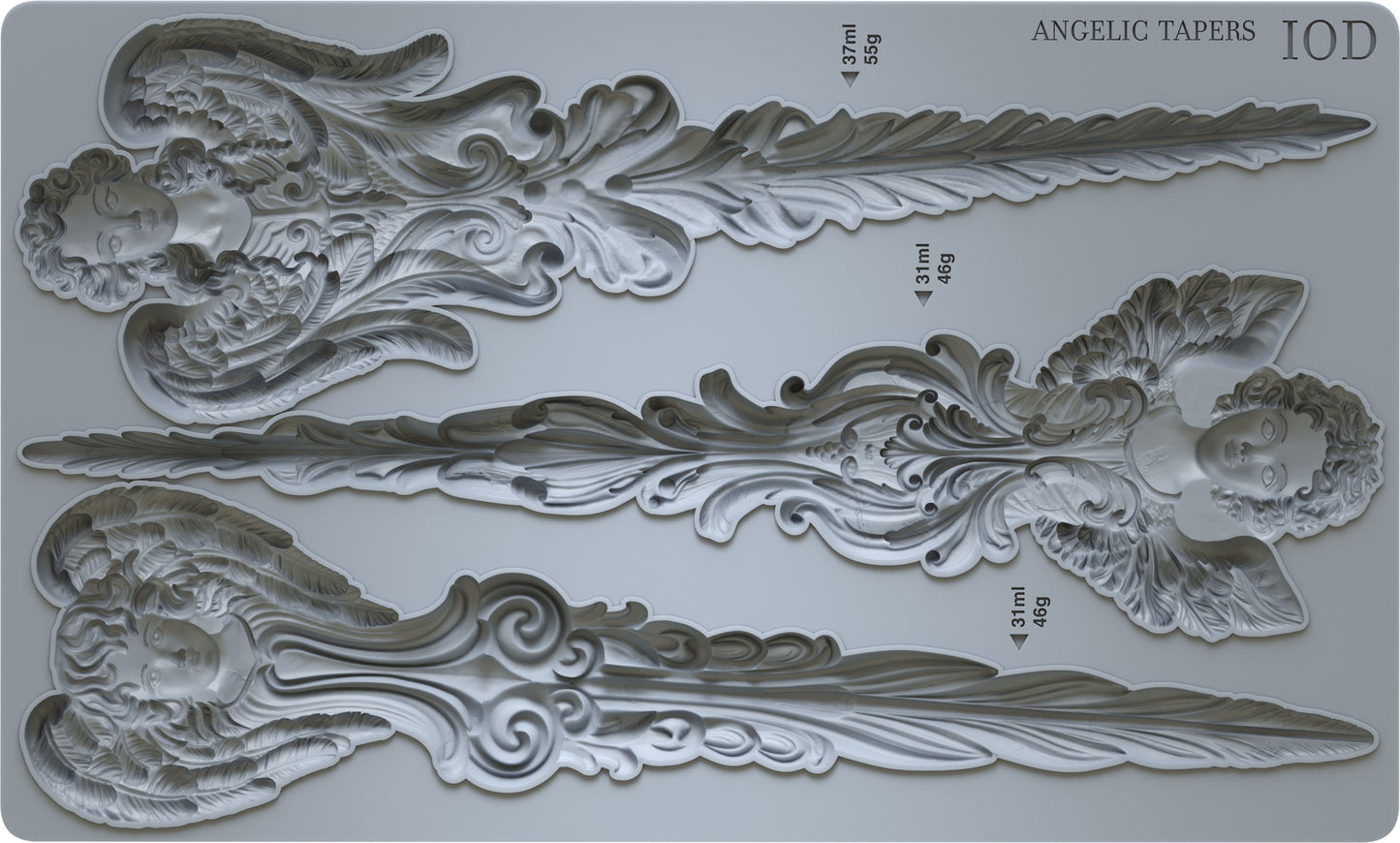 Iron Orchid Designs - ANGELIC TAPERS Mould