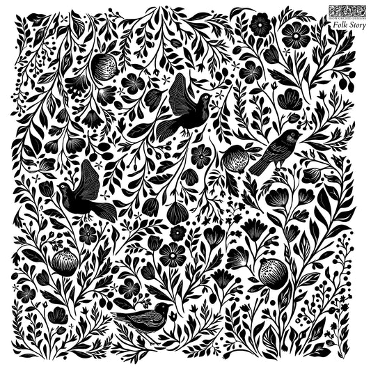 Iron Orchid Designs Folk Story Stamp