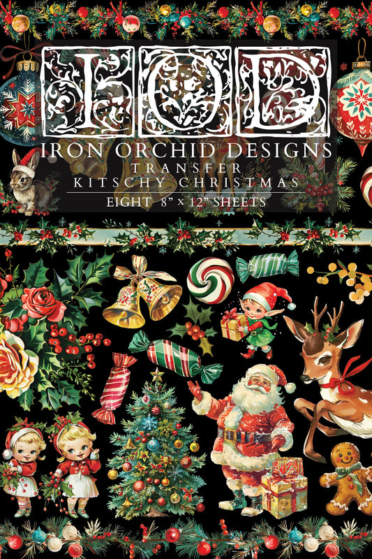 Iron Orchid Designs - KITSCHY CHRISTMAS Transfers