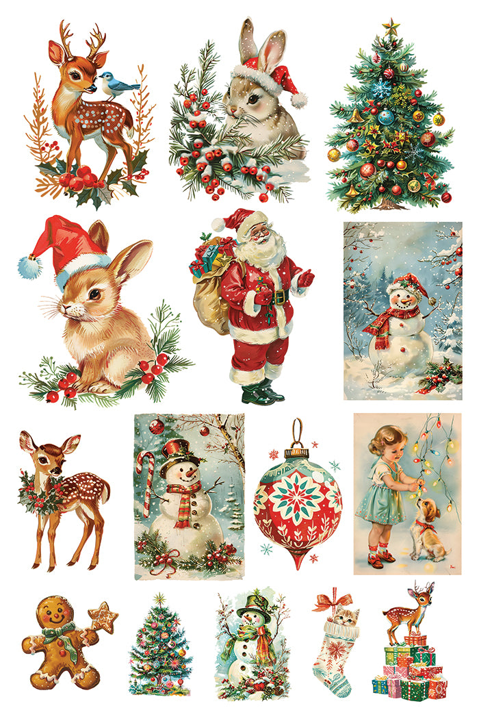 Iron Orchid Designs - KITSCHY CHRISTMAS Transfers