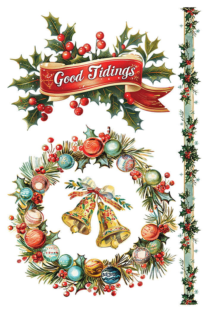 Iron Orchid Designs - KITSCHY CHRISTMAS Transfers