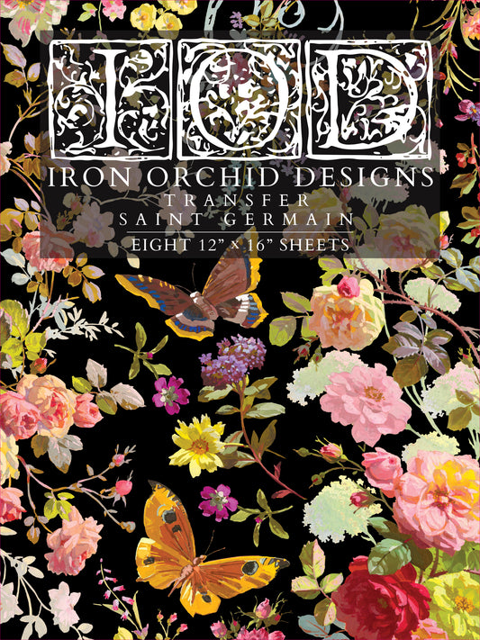 Iron Orchid Designs Saint Germain IOD Transfer