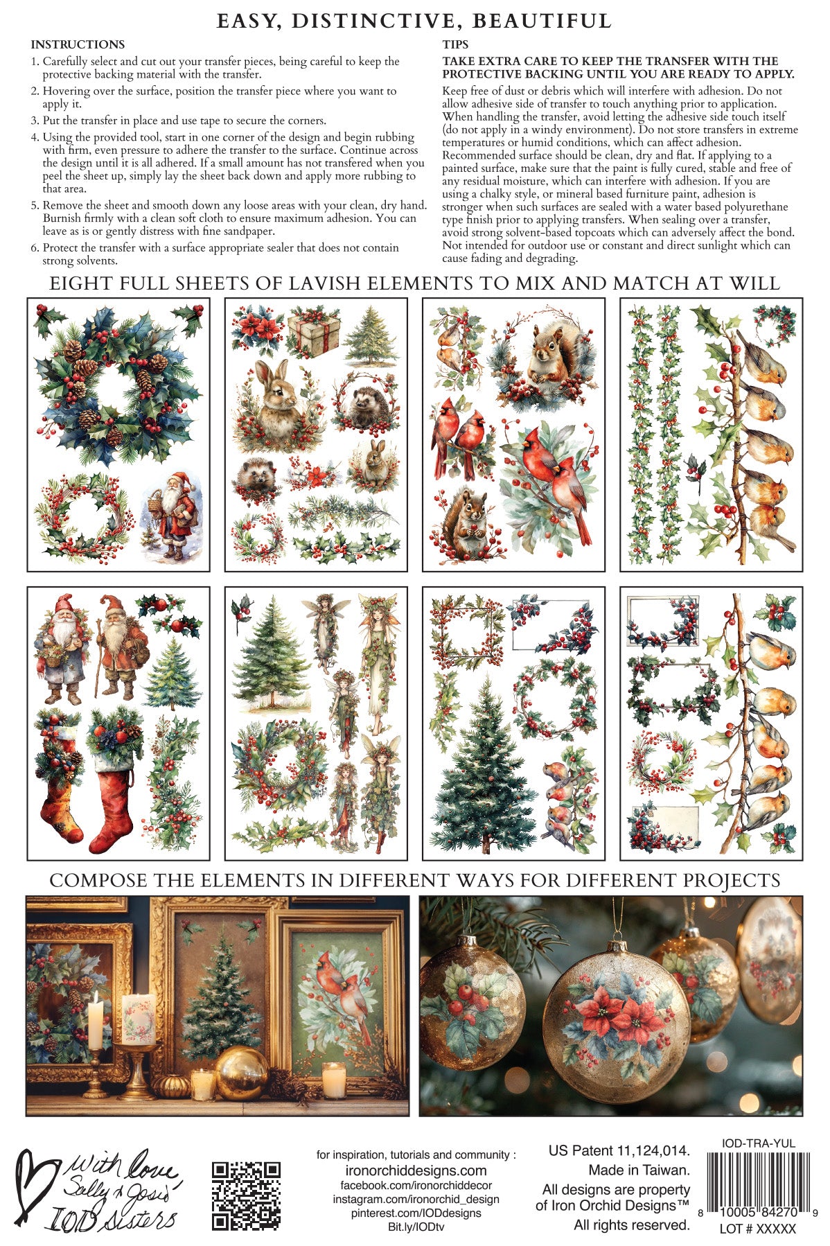 Iron Orchid Designs - YULETIDE Transfer - Selling Out FAST