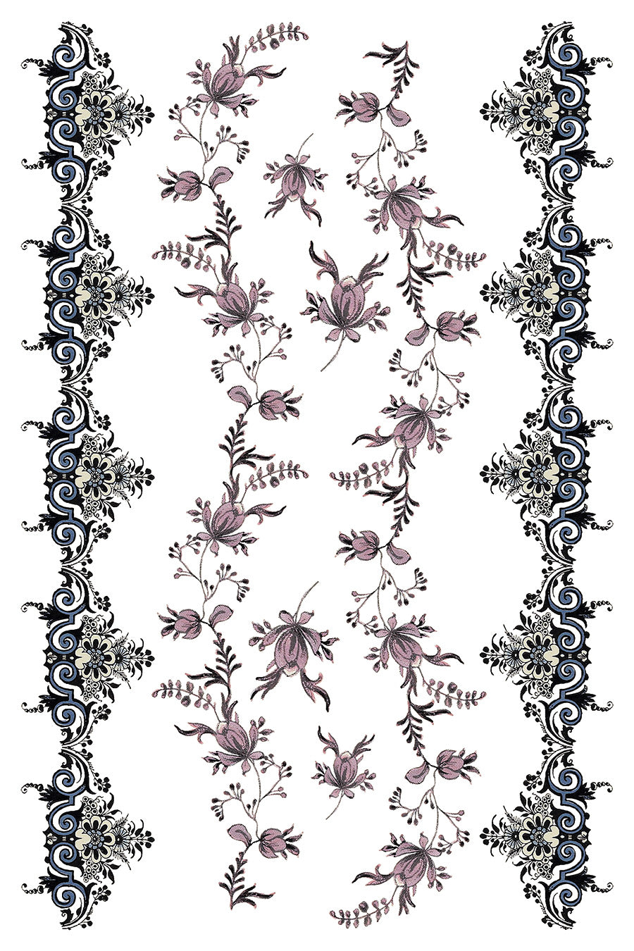 Iron Orchid Designs - Fairytale Florals Transfer