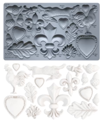 Iron Orchid Designs - Fleur De Lis mould