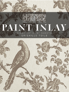 Iron Orchid Designs - Grisaille Toile IOD Paint Inlay