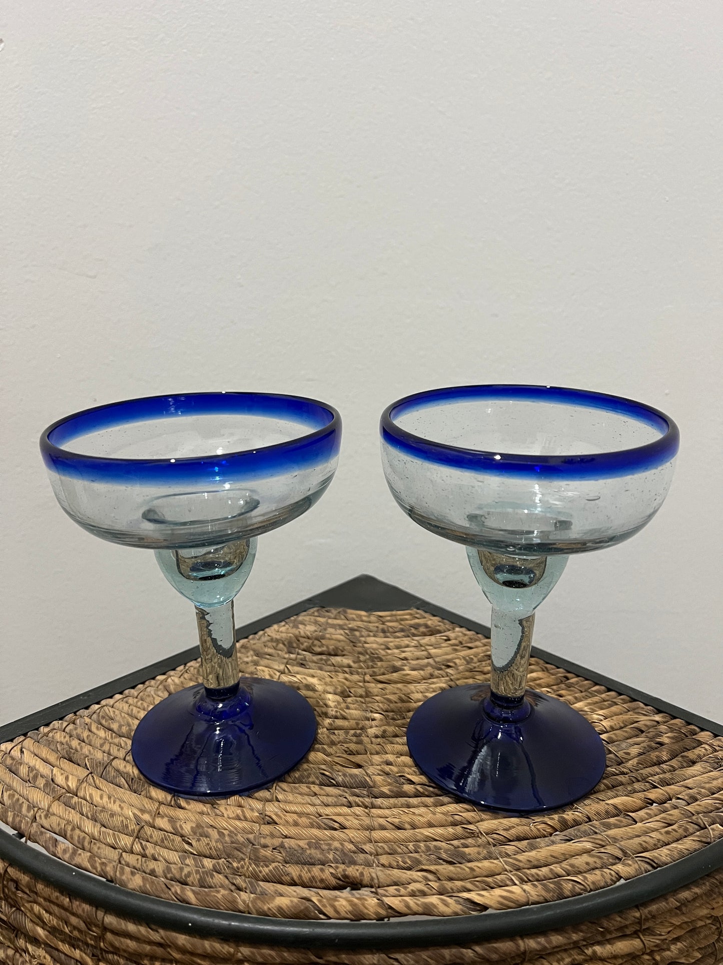 Handblown Margarita Glasses