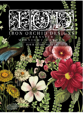 Iron Orchid Designs - Midnight Garden Transfer