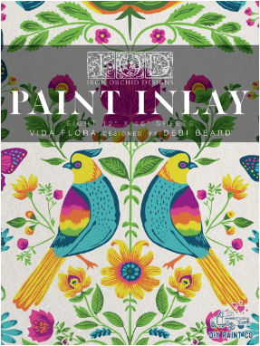 Iron Orchid Designs - Vida Flora Paint Inlay