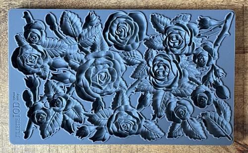 Iron Orchid Designs Juliette Mould - Food Safe Silicone Mold for Romantic Rose Appliques, Furniture & Shabby Chic Crafts