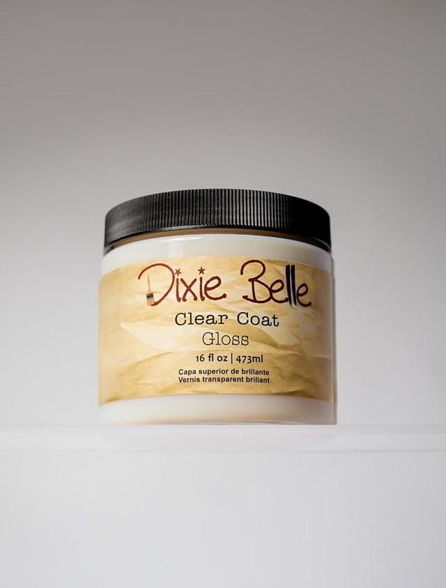Dixie Belle Clear Coat Top Coat Finished in Flat, Satin and Gloss to Adhere and Seal Your Decoupage Projects