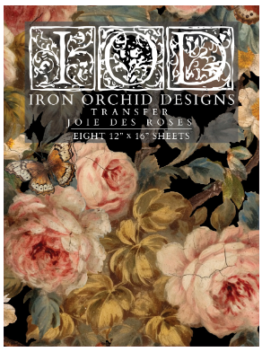 Iron Orchid Designs - Joie Des Roses Transfer